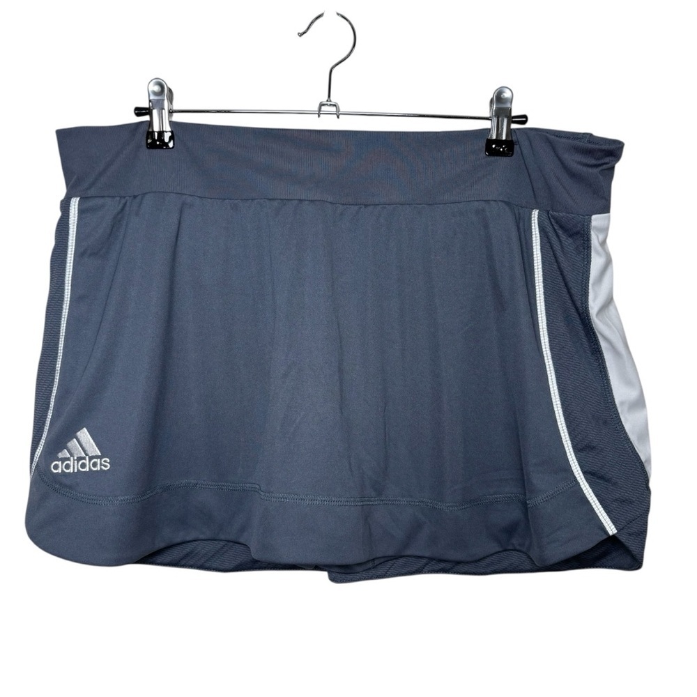 Adidas Golf Skort Skirt Women's XL Gray Climacool Golf Tennis Pickleball Pull On